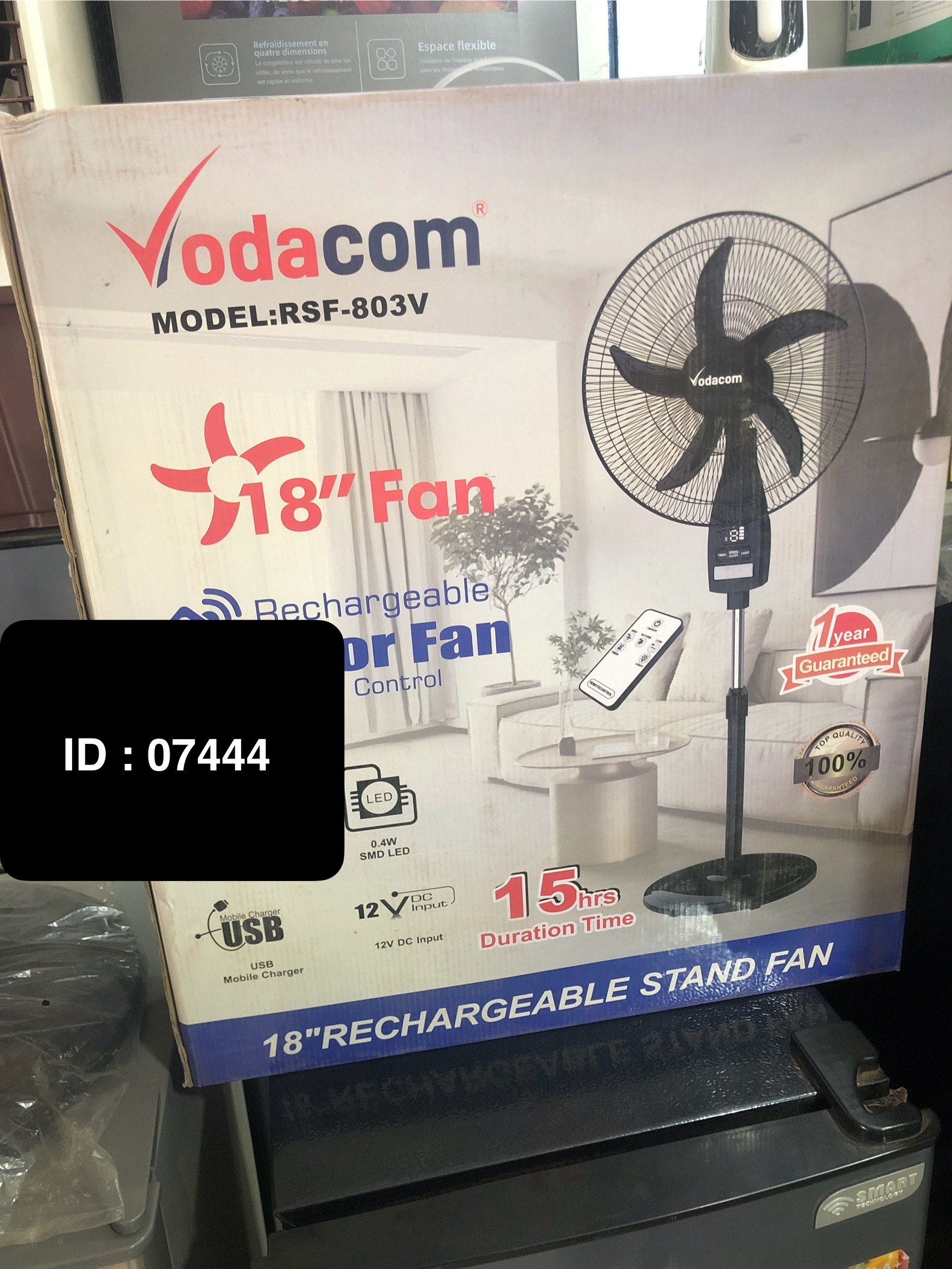 Ventilateur rechargeable