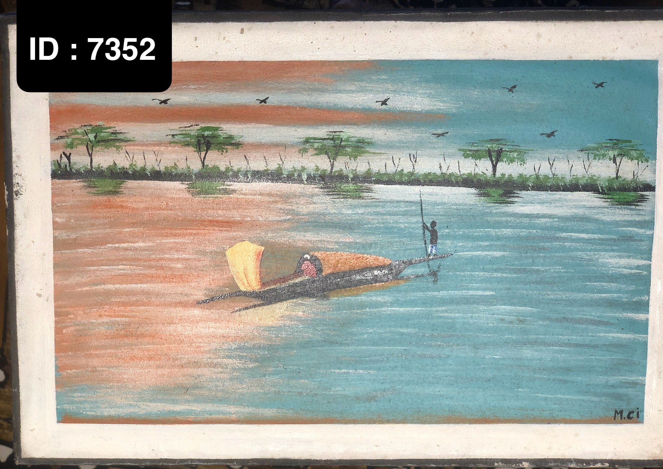 Tableau sur le fleuve