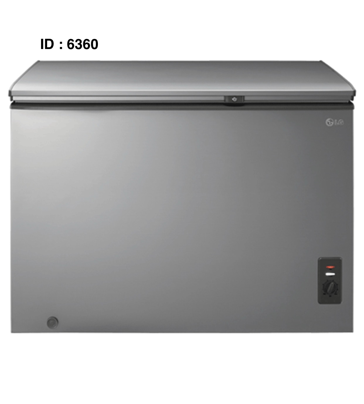 Congélateur coffre grise