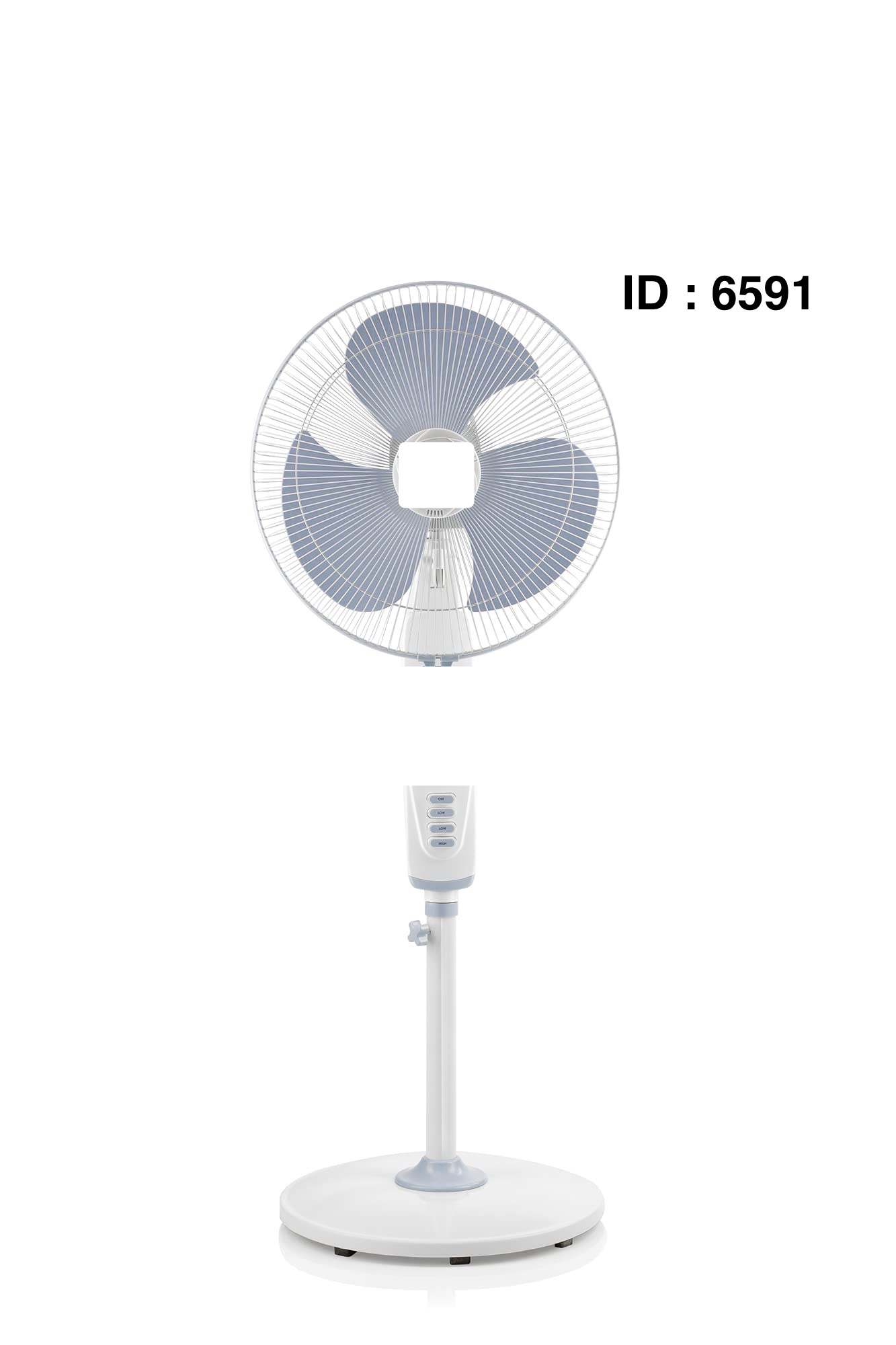 Ventilateur rechargeable 16 pouces