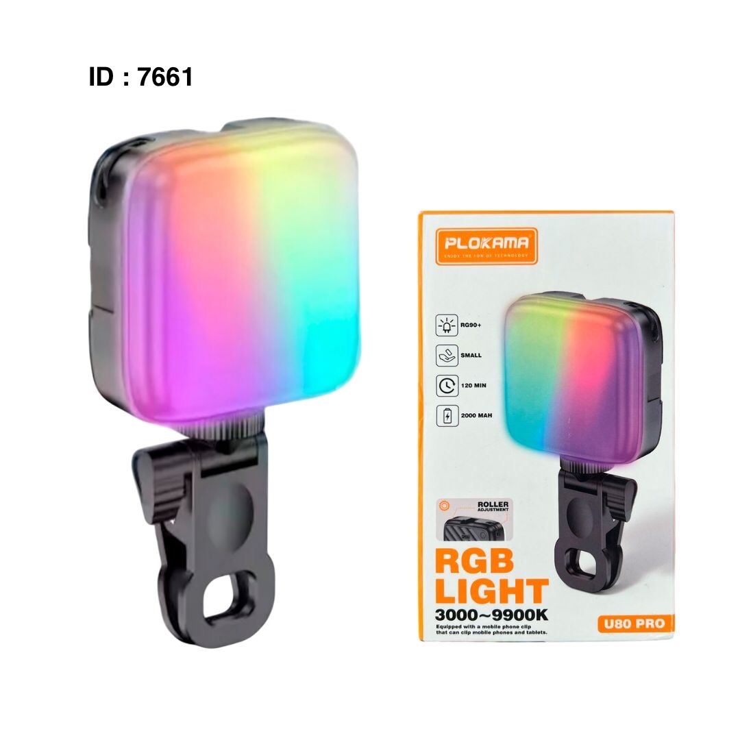 Lampe video RGB Portable