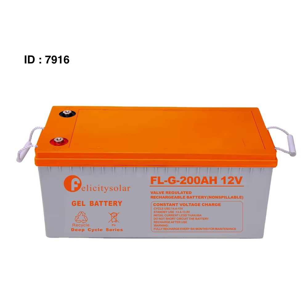 Batterie solaire au gel